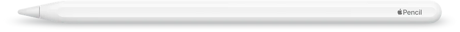 Apple Pencil (2ª geração) em diferentes cores e ângulos.
